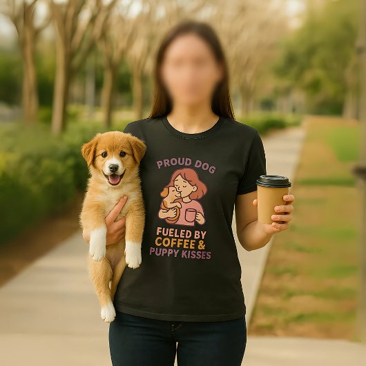 犬誇りを持った母 – 可愛い愛犬おもしろいTシャツ Tシャツ
