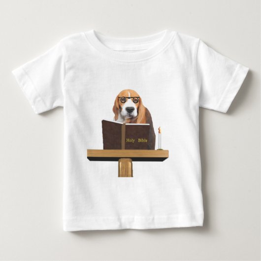 犬説教者 ベビーTシャツ (正面)