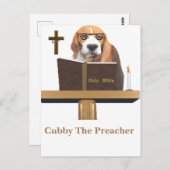 犬説教者 ポストカード (正面/裏面)