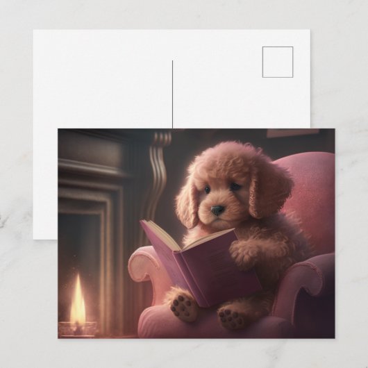 犬読が ポストカード (正面/裏面)