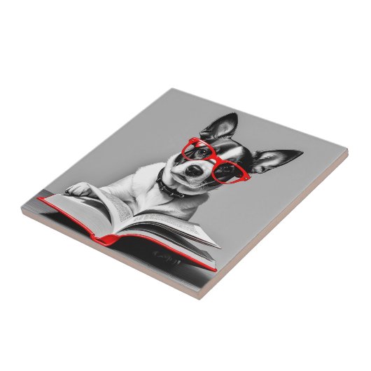 犬読の本 タイル (側面)