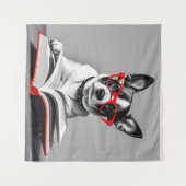 犬読の本 タペストリー (正面(横))