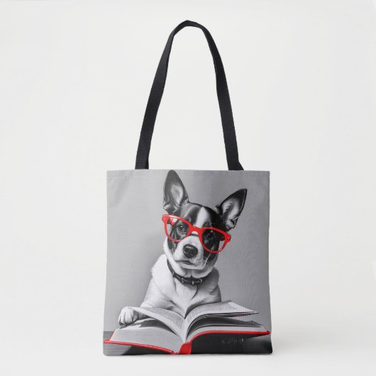 犬読の本 トートバッグ (正面)