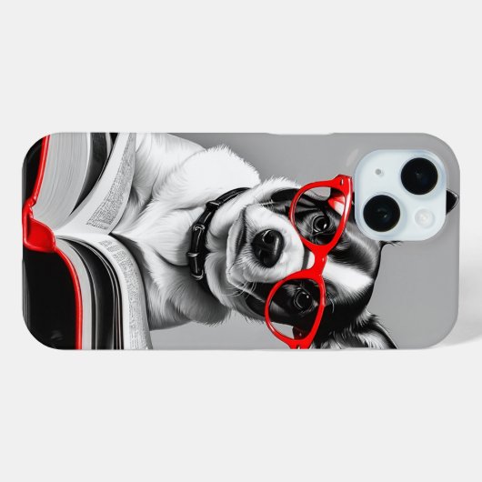 犬読の本 Case-Mate iPhoneケース (裏面 (横))