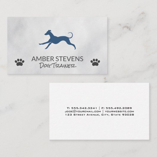 犬走の | 犬の足 名刺 (正面/裏面)