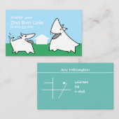 犬走カフェ2 名刺 (正面/裏面)