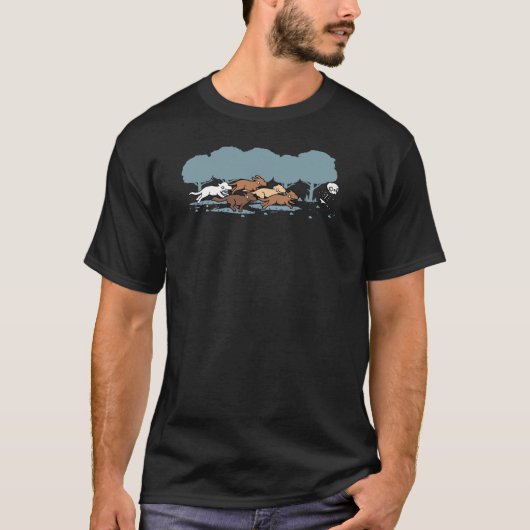 犬追い Tシャツ (正面)