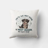 犬追悼枕 クッション (裏面)