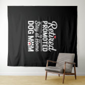 犬退職した母の退職犬のオーナー タペストリー (インサイチュ(横))