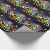 犬遊のトランプのポーカー ラッピングペーパー (角)