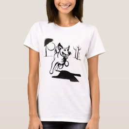 犬遊のボール Tシャツ