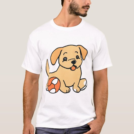 犬遊のボール Tシャツ (正面)