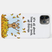 犬遊の山の紅葉-おもしろい秋 Case-Mate iPhoneケース (裏面(横))