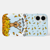 犬遊の山の紅葉-おもしろい秋 Case-Mate iPhoneケース (裏面 (横))
