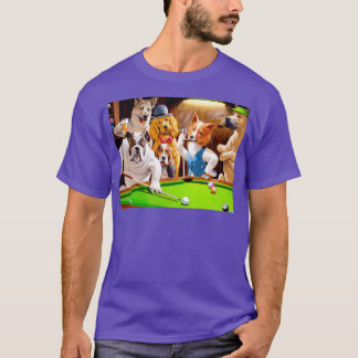 犬遊の玉突き Tシャツ