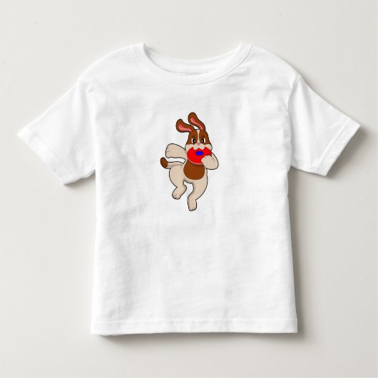 犬遊の トドラーTシャツ (正面)
