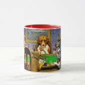 犬遊トランプのポーカー マグカップ (中央)