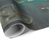 犬遊トランプのポーカー(動物カードゲーム) ラッピングペーパー (ロールコーナー)