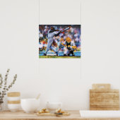 犬遊野球ポスター ポスター (キッチン)