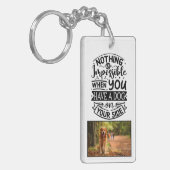 犬鑑賞用アクリルキーチェーン キーホルダー (正面左)