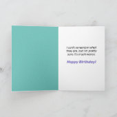 犬隠し顔-もっと悪いことがある誕生日 カード (内部)