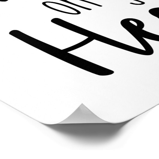 犬離れの手があなたのハートポスターにプリント ポスター (角)