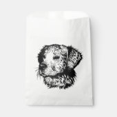 犬頭のスケッチ フェイバーバッグ (正面)