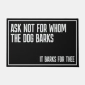 犬頼がユーモアを禁じている人は ドアマット (正面)