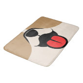 犬顔 バスマット (アングル)