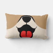 犬顔 ランバークッション (裏面)