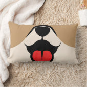 犬顔 ランバークッション (ブランケット)