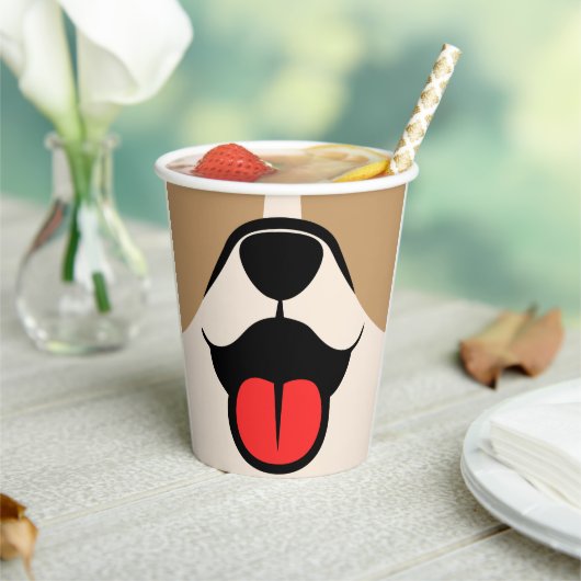 犬顔 紙コップ (インサイチュ)