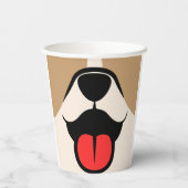 犬顔 紙コップ (裏面)