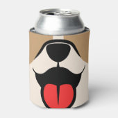 犬顔 缶クーラー (缶正面)