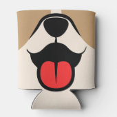 犬顔 缶クーラー (裏面)