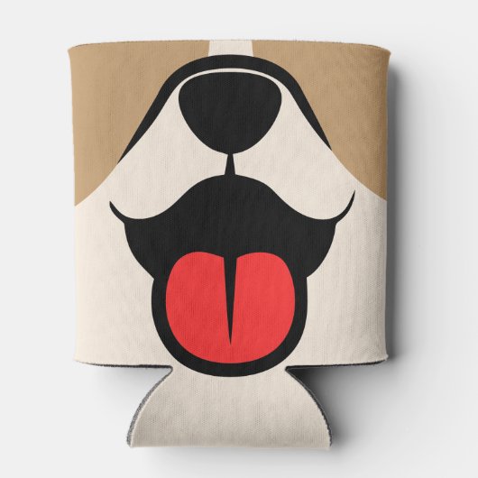 犬顔 缶クーラー (裏面)