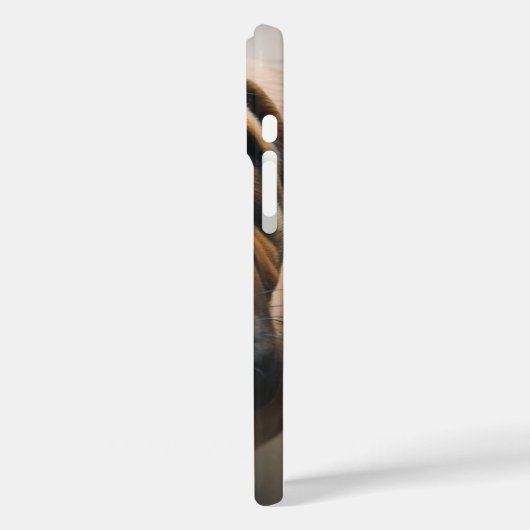 犬顔 Case-Mate iPhoneケース (裏面 / 左)