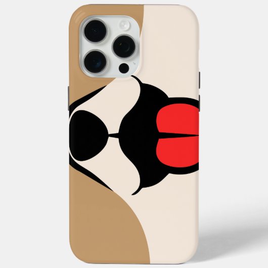 犬顔 Case-Mate iPhoneケース (裏面)