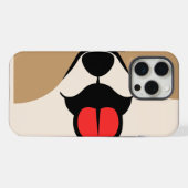 犬顔 iPhoneケース (裏面横)