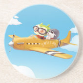 犬飛んでいるとの冒険 コースター (正面)