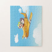 犬飛んでいるとの冒険 ジグソーパズル (縦)