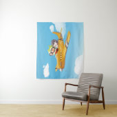 犬飛んでいるとの冒険 タペストリー (インサイチュ)