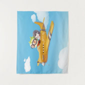 犬飛んでいるとの冒険 タペストリー (正面)