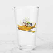 犬飛んでいるとの冒険 タンブラーグラス (正面)