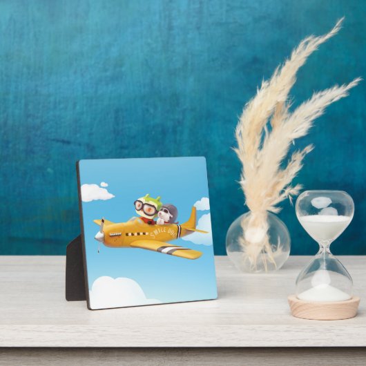 犬飛んでいるとの冒険 フォトプラーク (インサイチュ)