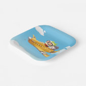 犬飛んでいるとの冒険 ペーパープレート (傾斜あり)