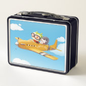 犬飛んでいるとの冒険 メタルランチボックス (裏面)