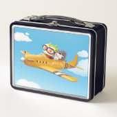 犬飛んでいるとの冒険 メタルランチボックス (正面)