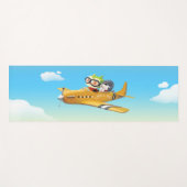 犬飛んでいるとの冒険 ヨガマット (正面(横))