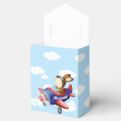 犬飛んでいる飛行機 |誕生日パーティー フェイバーボックス (オープン)
